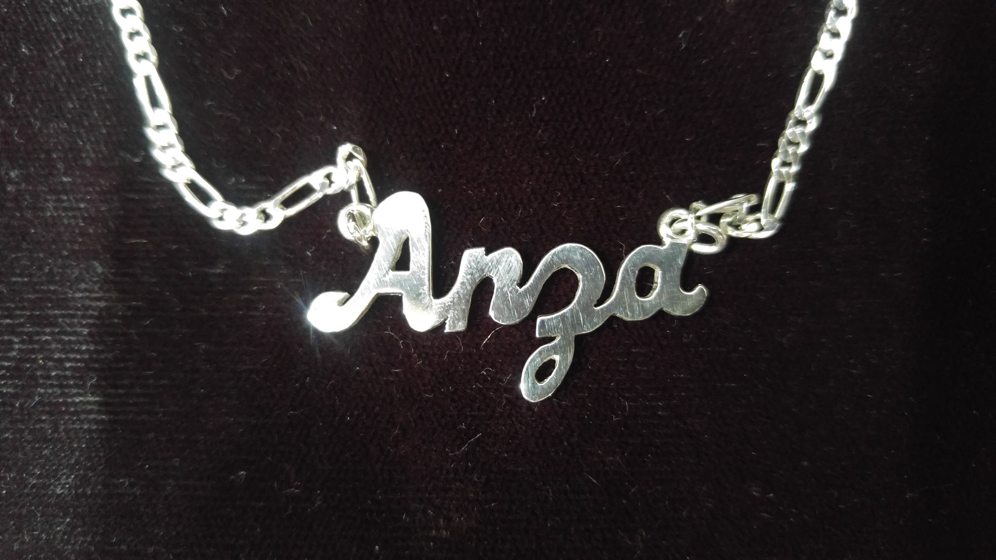 SILVER NAME CHAIN