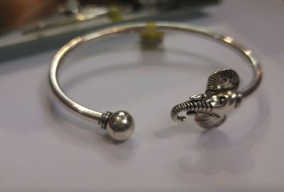 Silver Elephant bracelet