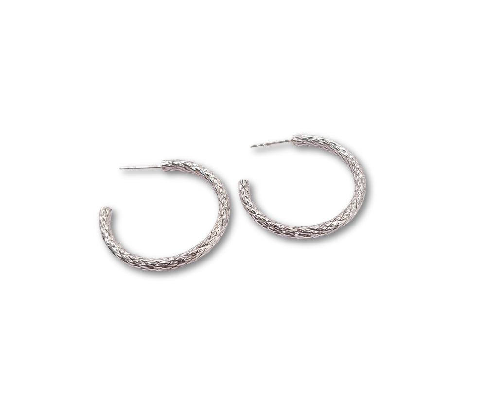 Silver Hoop Earrings